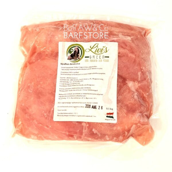 Nyúlhús darabolva 0,5kg (Livi's Green) - Image 1