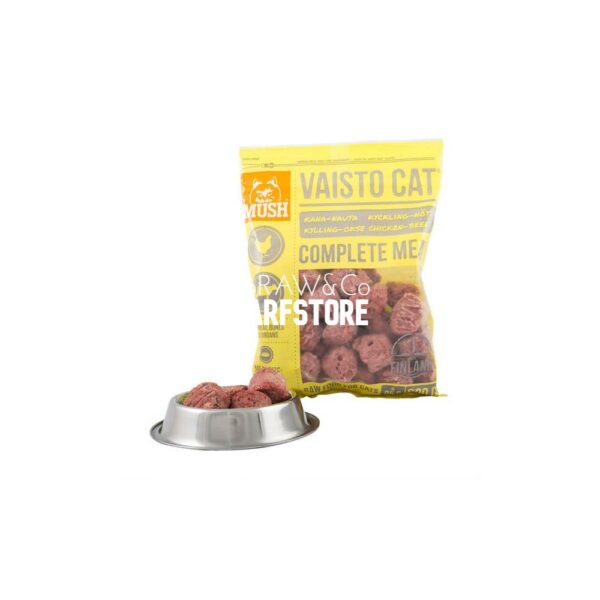 Mush Vaisto CAT Marha-Csirke komplett BARF menü cicáknak 800g - Image 1