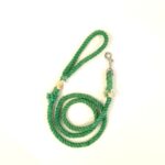 Pamutkötél póráz, zöld, 140cm (EbLaszti)