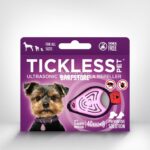 Ultrahangos kullancs és bolhariasztó medál, pink (Tickless Pet) - Image 2