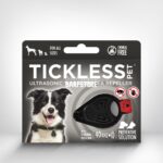 Ultrahangos kullancs és bolhariasztó medál, fekete (Tickless Pet) - Image 2