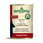 Canis Plus párolt komplett menü, marha, 400g (Naturavetal)