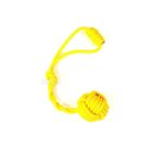 Hajókötél labda, duplaszárú, nagy, citromsárga (EbLaszti)
