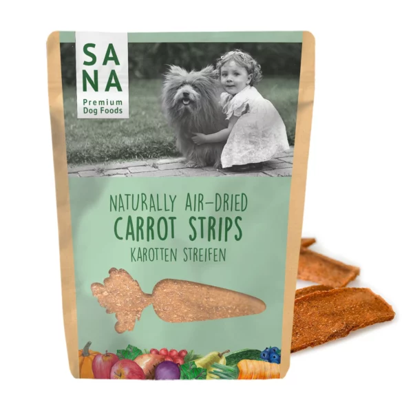 Veggie Strips - Sárgarépa jutalom csíkok, 100g (SANADOG) - Image 1