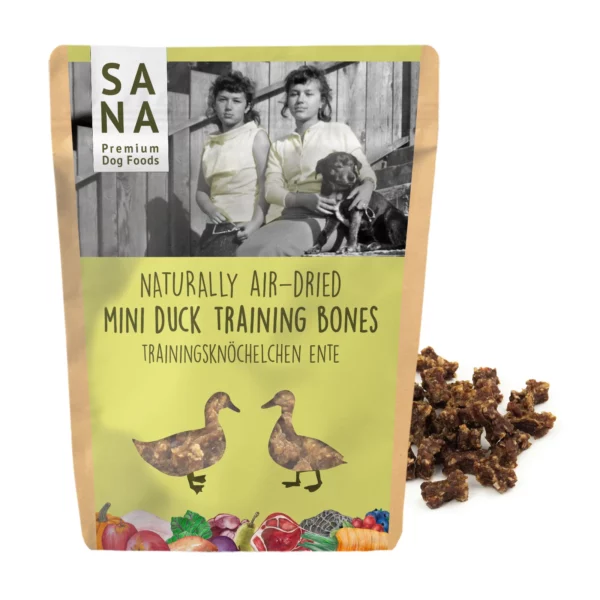 Mini Bones - Kacsahús tréning- és jutalomfalat, 100g (SANADOG) - Image 1
