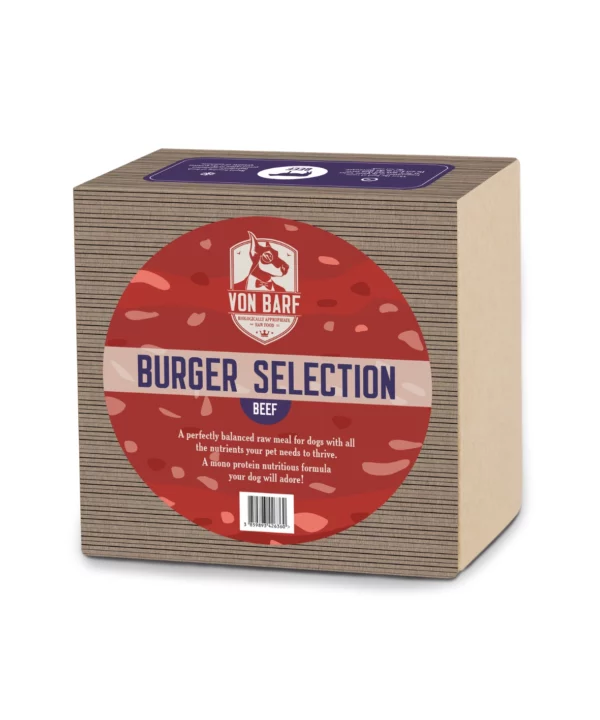 Von Barf BURGER BEEF - Marha menü, komplett, darált 1kg (200g x5db) - Image 1