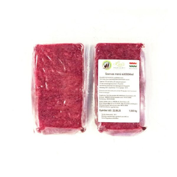 Szarvas menü sütőtökkel, komplett, darált 2x500g (Livi's Green) - Image 1