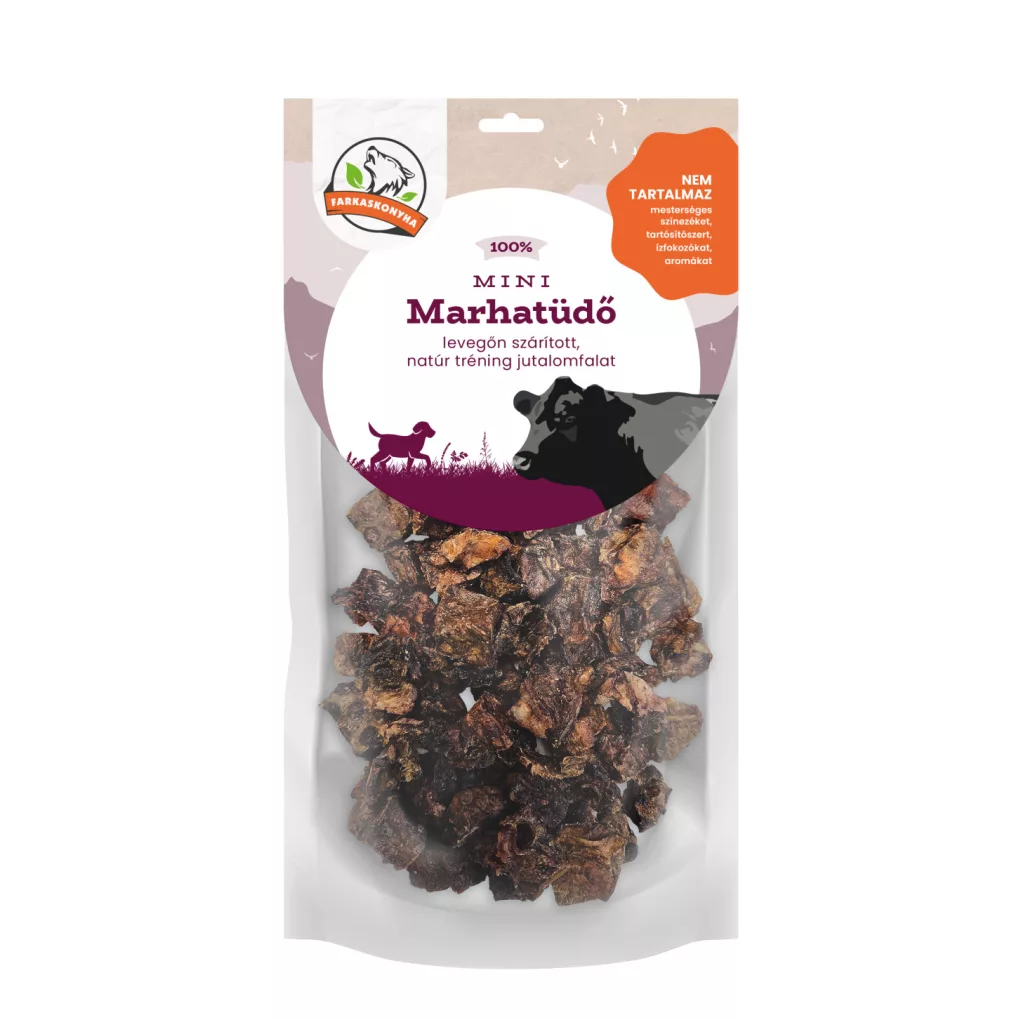 Marhatüdő mini Farkaskonyha Marhatüdő mini jutalomfalat (Farkaskonyha) - Image 1