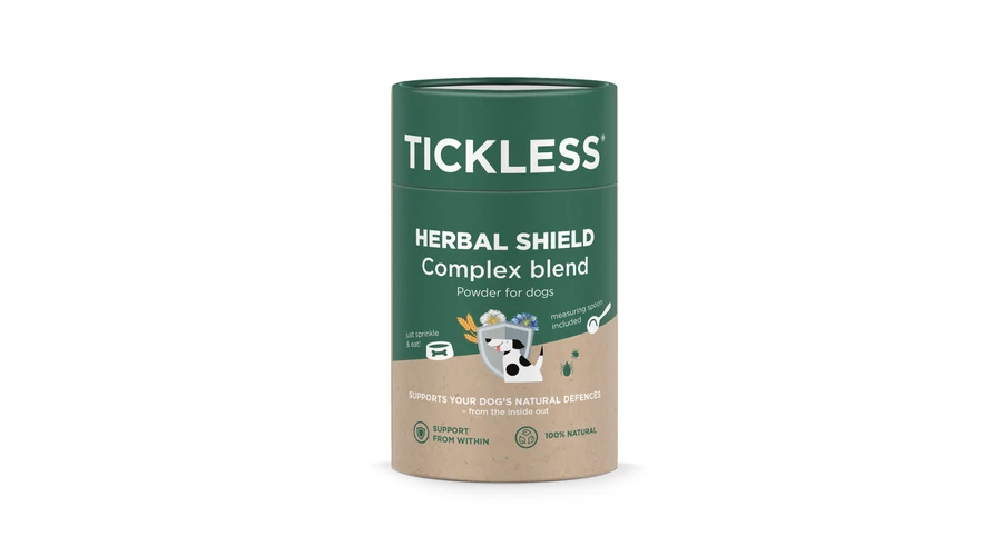 Tickless Herbal Shield Complex Blend por 100g Tickless® Herbal Shield Complex Blend - Természetes étrendkiegészítő védelem kutyáknak 100g - Image 1