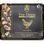 Fine Dining párolt menü kutyáknak - Csirkeszeletek zöldségekkel & rizzsel, 400g (Von Barf)