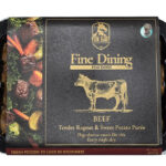 Fine Dining párolt menü kutyáknak - Marharagu zöldségekkel & édesburgonyával, 400g (Von Barf)