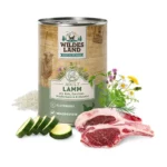 Bárányhús cukkinivel & rizzsel kutyáknak, párolt komplett menü 400g (Wildes Land)