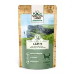 Bárányhús cukkinivel & rizzsel kutyáknak, párolt komplett menü 150g (Wildes Land)